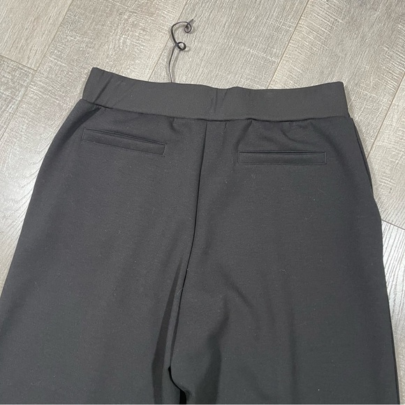 T by Talbots AIRKNIT STRETCH WIDE LEG PANTS Size XL Black - Picture 9 of 9